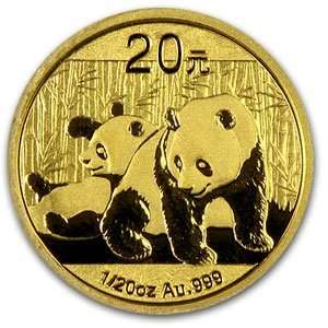  2010 1/20 oz Gold Chinese Panda (Sealed) Health 