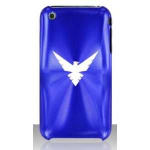 Apple iPhone 3G 3GS Blue C196 Aluminum Metal Back Case Phoenix Eagle 