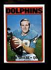 1972 TOPPS #80 BOB GRIESE DOLPHINS MINT OC 000329