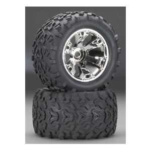 Maxx Tires 6.3quot; Geode Chrome Wheels Assembled#44; Glued#44; Fits E 