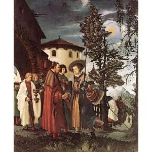   Taking Leave of the Monastery, By Altdorfer Albrecht 