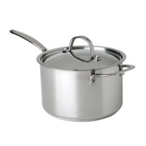 Kenmore 4 Quart Stainless Steel Non stick Covered Sauce Pan