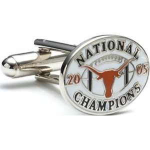  Cufflinks Inc Mens 2005 Texas Longhorns Cufflinks Orange 