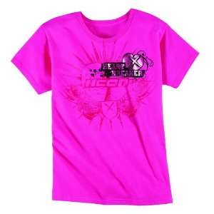 Icon Womens Heartbreaker T Shirt Pink XXL 2XL 30311639 