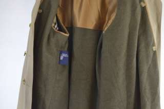 Burberry London Womens Khaki Fully Lined Trench coat size XL  