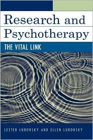 Research And Psychotherapy, (0765704072), Lester Luborsky, Textbooks 