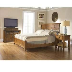   Sleigh Bed in Natural Oak   Broyhill 4397 270SCK Furniture & Decor