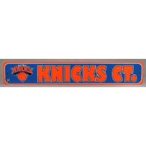  New York Knicks Court Ct. Street Sign NBA Licensed Sports 
