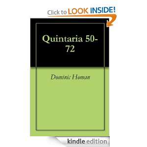 Quintaria 50 72 Dominic Homan  Kindle Store