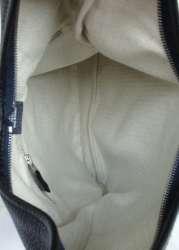 HERMES MASSAI Navy Leather Shoulder HOBO Bag MINT  