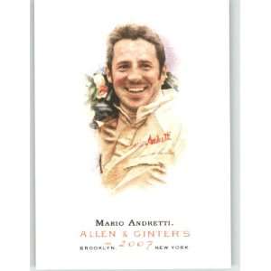  2007 Topps Allen and Ginter Mini #19 Mario Andretti   Indy 