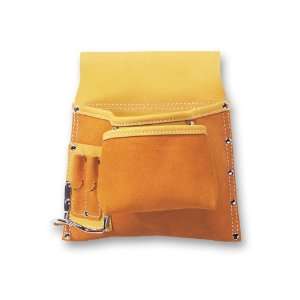  Genau Gear 4533 5 Pocket Nail/Tool Bag, Top Grain Leather 