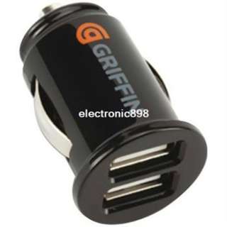 Mini Griffin Dual PowerJolt USB Car DC Charger Power Adapter For 
