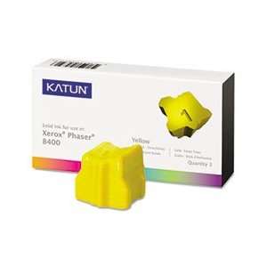   Solid Ink Stick, 3,400 Page Yield, Yellow, 3/Pk