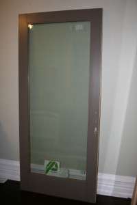   Wood Aluminum Clad Swing Patio 1 Lite (HP Glass) Door 34 Wide  