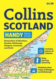 Handy Road Atlas Scotland Collins UK