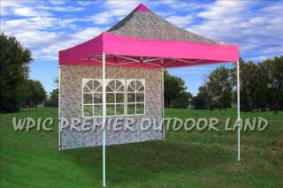 10x10 Pop Up Canopy Party Tent Gazebo Zebra Pink 1  