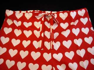 Cats PJs Cotton Poplin Hearts Collection 2 PC or Shirt  