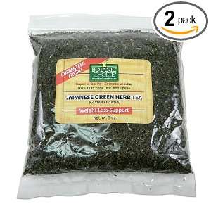 Indiana Botanic Gardens Japanese Green Herb Tea Cut, 5 Ounces (Pack of 
