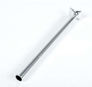LONG JOHNSON SEAT POST POLISHED SILVER CHROME SEATPOST LONG FIT 