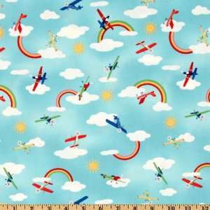   Miller Retro Fly Away Sky Fabric By The Yard Arts, Crafts & Sewing