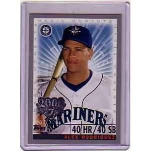  Yankees Alex Rodriguez 2000 Topps Opening Day Card #164 