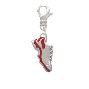 Red Running Shoe Clip On Charm [Jewelry]