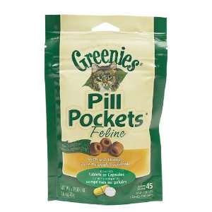  Greenies Pill Pockets for Cats, Chicken, 1.6 ounce