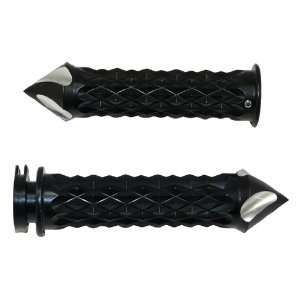 Yana Shiki A4288BP Black Universal Spiked Design Grip with Pointed 