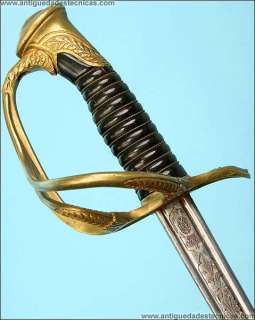 Belgian Infantry officer sword. Toledo blade. 1872  
