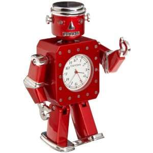  Red Oilpan Robot Clock, 4 Height  Industrial & Scientific