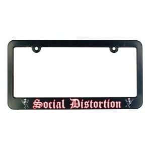 Social Distortion   Skeli License Plate Frame