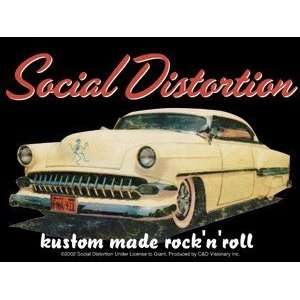 Social Distortion kustom rock n roll STICKER