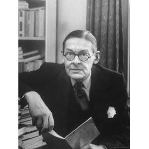  Portrait of American Born Poet and Dramatist T.S. Eliot in 