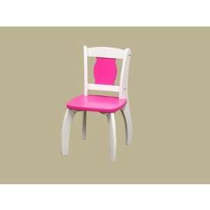  Kids Bow Leg Chair in Hot Pink Furniture & Decor