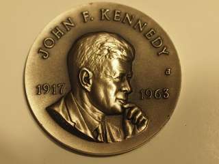 VTG MEDAL JFK JOHN F KENNEDY CATHOLIC DIGEST STERLING SILVER COIN 1917 