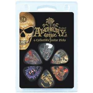   & Alchomy Gothic Guitar Picks (Sold As a Set) Musical Instruments