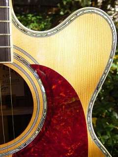 ZAGER EZ PLAY ROSEWOOD ACOUSTIC ELECTRIC GUITAR OM SIZE  