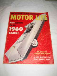 Motor Life V. 9 #2 September 1959 First Reports on all 1960 Cars 
