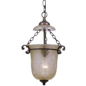  Crystorama 5761 BU, Camden Bowl Pendant, 1 Light, 60 Total 