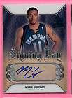 Mario Chalmers Graded 2008 09 SP Rookie Threads Signing Day Autograph 