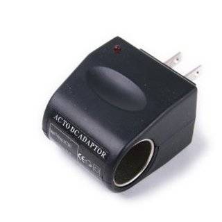 Universal AC to DC Car Cigarette Lighter Socket Adapter (US Plug)