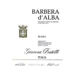  Giacosa Fratelli Barbera Dalba Bussia 750ML Grocery 