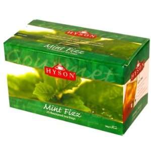 MINT FIZZ (Black Tea) HYSON, 25 Teabags in Cardboard Carton 37.5g 