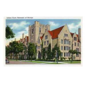 Chicago, Illinois, University of Chicago, View of Judson Court Premium 