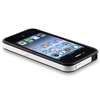 Bumper TPU Skin Case w/ Button for iPhone 4 G 4S AT&T Sprint Verizon 