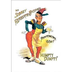  Mr. Sidney Herberte Basings Humpty Dumpty Pantomime 20x30 