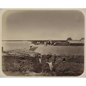   Fortification of Fort No 2,embankment,Kazakhstan,c1865