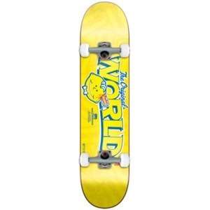 World Industries Lemon Slice Complete Skateboard   7.9 x 31.5