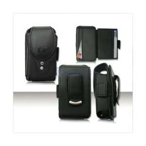   BLACK Vertical Wallet Pouch for LG Xenon GR500 (AT&T) 